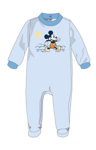 Disney Mickey Mouse pajacyk pluszowy dla niemowlaka - jasnoniebieski - dla niemowlaka 1-3 miesiące