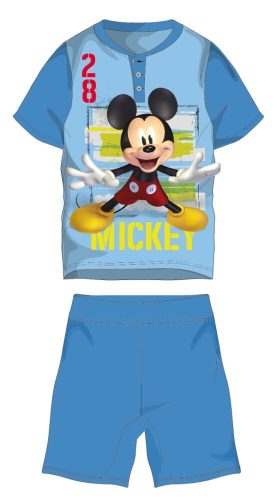 Disney Myszka Miki letnia krótka dziecięca piżama - bawełniana piżama z dzianiny - jasnoniebieska - 104