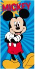 Męska cienka piżama z dzianiny z bawełny Disney Mickey Mouse - jasnoszary-ciemnoniebieski