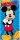 Męska cienka piżama z dzianiny z bawełny Disney Mickey Mouse - jasnoszary-ciemnoniebieski