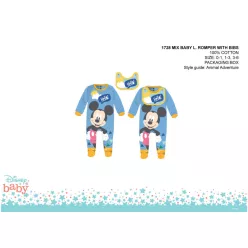 Dres dla niemowlaka Disney Mickey Mouse z przodu