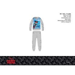   Disney Mickey Mouse cienka bawełniana piżama dla dzieci - piżama z dzianiny - szara - 104