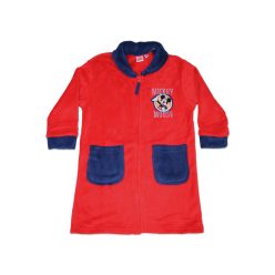   Dziecięcy ciepły szlafrok - Coral - Myszka Miki - czerwony - 104