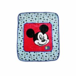  Koc dla chłopca Mickey Mouse - 110 x 140 cm - jasnoniebieski