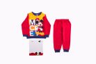 Pizama dziecięca flanelowa - Myszka Mickey - czerwona - 98