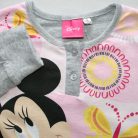 Dłama cienka bawełniana piżama dziecięca - Myszka Minnie z motylkami - Jersey - szary - 122
