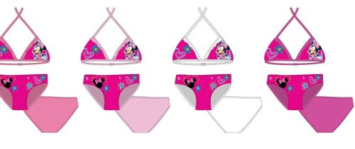 Disney Minnie Mouse dwuczęściowy strój kąpielowy dla dziewczynki - biały - 110