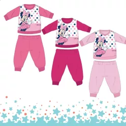 Disney Minnie mała piżamka z dresu (12-30 miesięcy)