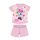 Letnia krótka bawełniana piżama dla niemowląt - Disney Minnie Mouse - gwiazdki - jasnoróżowa - 80