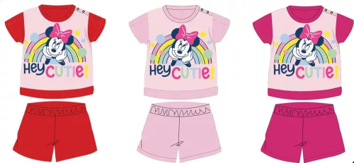 Pizama krótka Disney Minnie dla niemowląt (12-24 miesiące)