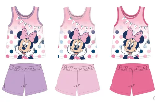 Pizama krótka Disney Minnie dla niemowląt (12-24 miesiące)