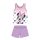 Letnia bezrękawnikowa bawełniana piżama dla niemowląt - Disney Minnie Mouse - jasnofioletowa - 80