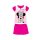 Letnia krótka piżama z bawełny dla dzieci - Disney Minnie Mouse - z napisem Minnie - różowy - 110