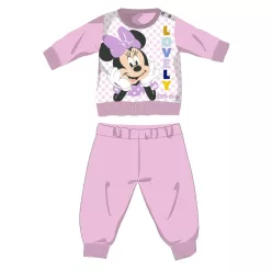   Disney Minnie Mouse polarowy kombinezon dla niemowląt - gruby zimowy kombinezon