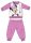 Disney Minnie Mouse polarowy kombinezon dla niemowląt - gruby zimowy kombinezon - różowy - 92