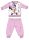 Disney Minnie Mouse pajacyk polarowy dla niemowląt - zimowy gruby pajacyk - jasnoróżowy - 98