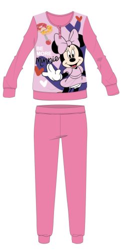 Disney Minnie Mouse zimowa piżama z koralikami - jasnoróżowa - 110