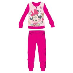   Disney Minnie Mouse polarowa koszulka z dresu - gruby zimowy dziecięcy piżama - różowy - 116