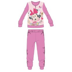   Disney Minnie Mouse polar pajama - zimowa gruba dziecięca piżama - różowa - 110