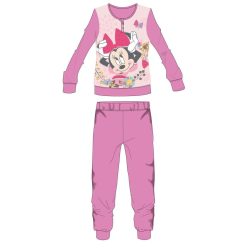   Disney Minnie Mouse polar pajama - zimowa gruba dziecięca piżama - różowa - 122