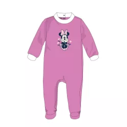  Disney Minnie Mouse pajacyk pluszowy dla niemowlaka - fioletowy - dla niemowlaka 3-6 miesięcy