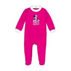   Disney Minnie Mouse pajacyk pluszowy dla niemowlaka - różowy - dla niemowlaka 0-1 miesiąc