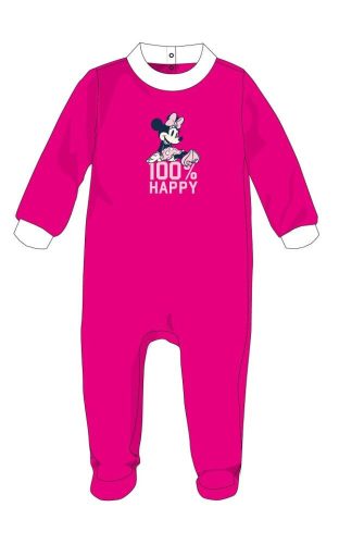 Disney Minnie Mouse pajacyk pluszowy dla niemowlaka - różowy - dla niemowlaka 1-3 miesiące