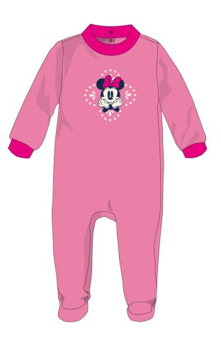 Disney Minnie Mouse pajacyk pluszowy dla niemowlaka - róż - dla niemowlaka 1-3 miesiące