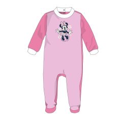  Disney Minnie Mouse pajacyk pluszowy dla niemowlaka - różowy - dla niemowlaka 0-1 miesiąc