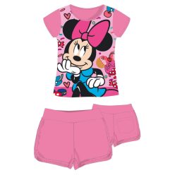   Disney Myszka Minnie zestaw letni z bawełny - koszulka-szorty - różowy - 110
