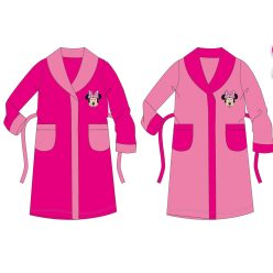   Disney Myszka Minnie dziecięcy szlafrok koralowy - róż - 128