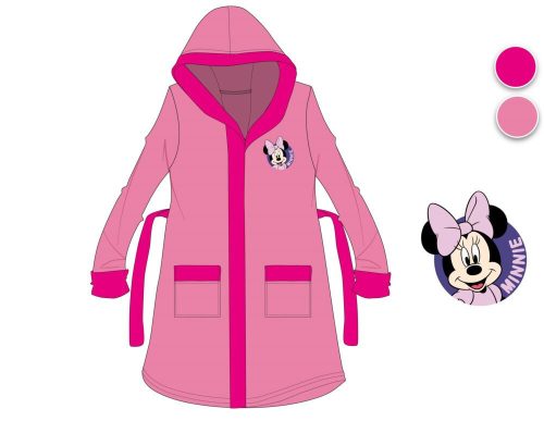 Disney Myszka Minnie szlafrok z kapturem dla dzieci