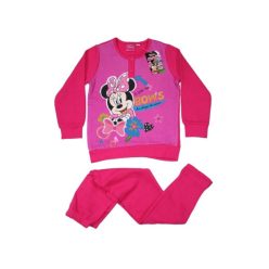   Zimowa flanela dziecięca piżama - Myszka Minnie - różowa - 98