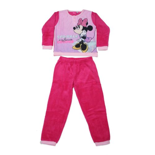 Zimowa piżama dla dzieci - Coral - Minnie Mouse - jasnoróżowa - 110