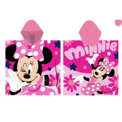 Ponczo Minnie Mouse Disney z 100% bawełny - 55x110 cm