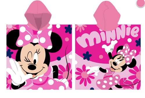 Ponczo Minnie Mouse Disney z 100% bawełny - 55x110 cm