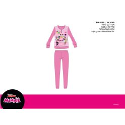   Disney Minnie Mouse cienka bawełniana piżama dla dzieci - piżama dresowa - różowy - 122