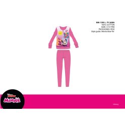   Disney Minnie Mouse cienka bawełniana piżama dla dzieci - piżama dresowa - ciemnoróżowa - 104