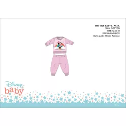   Disney Minnie Mouse bawełniany kombinezon dla niemowląt - kombinezon z dzianiny