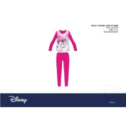   Disney Minnie Mouse damska piżama z dżerseju - piżama z bawełny - różowa - XS