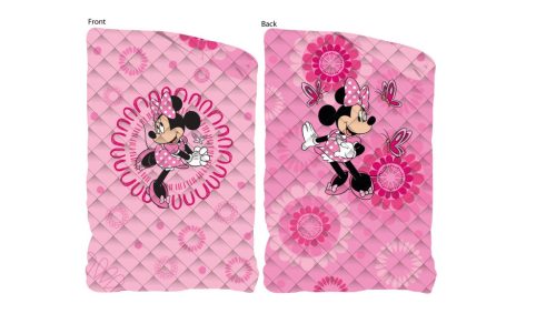Disney Minnie Mouse dwustronny koc, narzuta - 170 x 260 cm