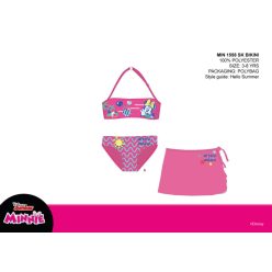   Disney Minnie Mouse dwuczęściowy strój kąpielowy dla dziewczynki - biały - 104