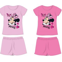   Disney Myszka Minnie zestaw letni z bawełny - koszulka-szorty - różowy - 110