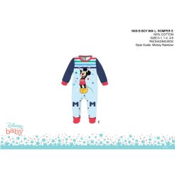   Dres dla niemowlaka Disney Mickey Mouse - jasnoniebiesko-czerwony - dla niemowlaka 1-3 miesiące