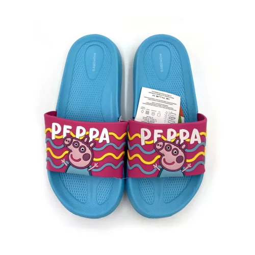 Peppa Pig dziecięce klapki - Niebieskie - 31/32