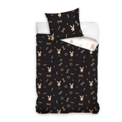 PLAYBOY Komplet pościeli 100% bawełna 140x200 + 70x90