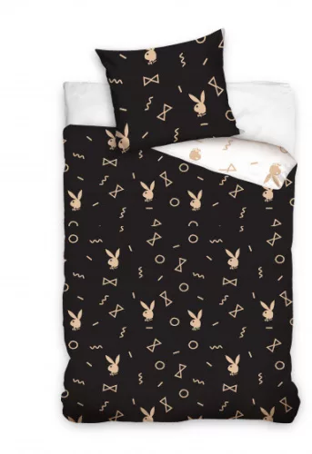 PLAYBOY Komplet pościeli 100% bawełna 140x200 + 70x90