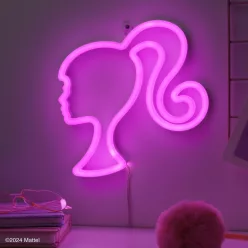 Barbie neonowa lampa LED do zawieszenia na ścianie