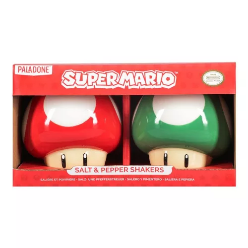 Super Mario Gombák - Só- és borsszóró készlet