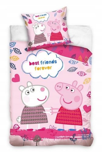 Zestaw pościeli PEPPA PIG 100% bawełna 140x200 + 60x70